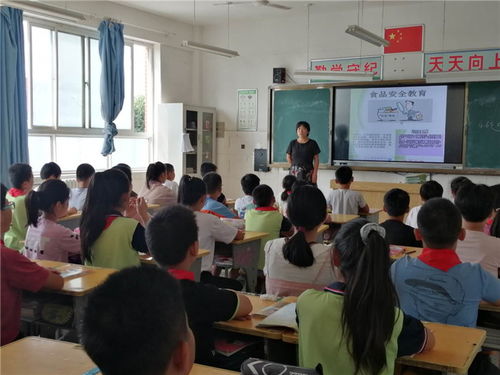 济阳区回河小学开展食品安全系列活动