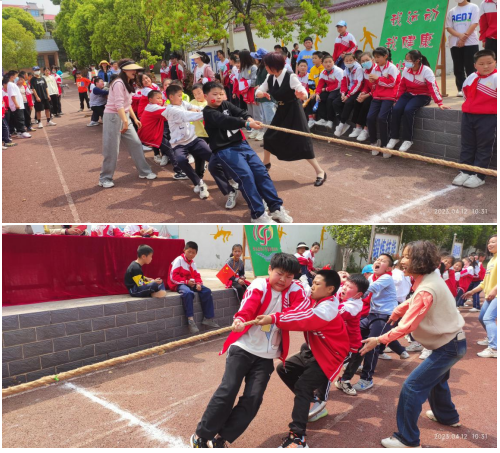 运动凝聚力量 激情飞扬赛场 新县启福小学举行2023年春季运动会