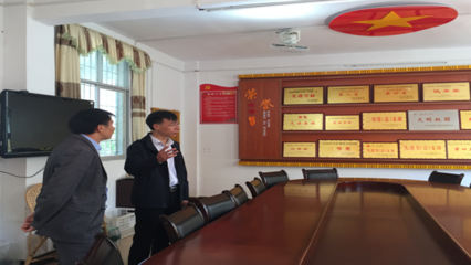 何高波到赣州市会昌县筠门岭中心小学指导工作